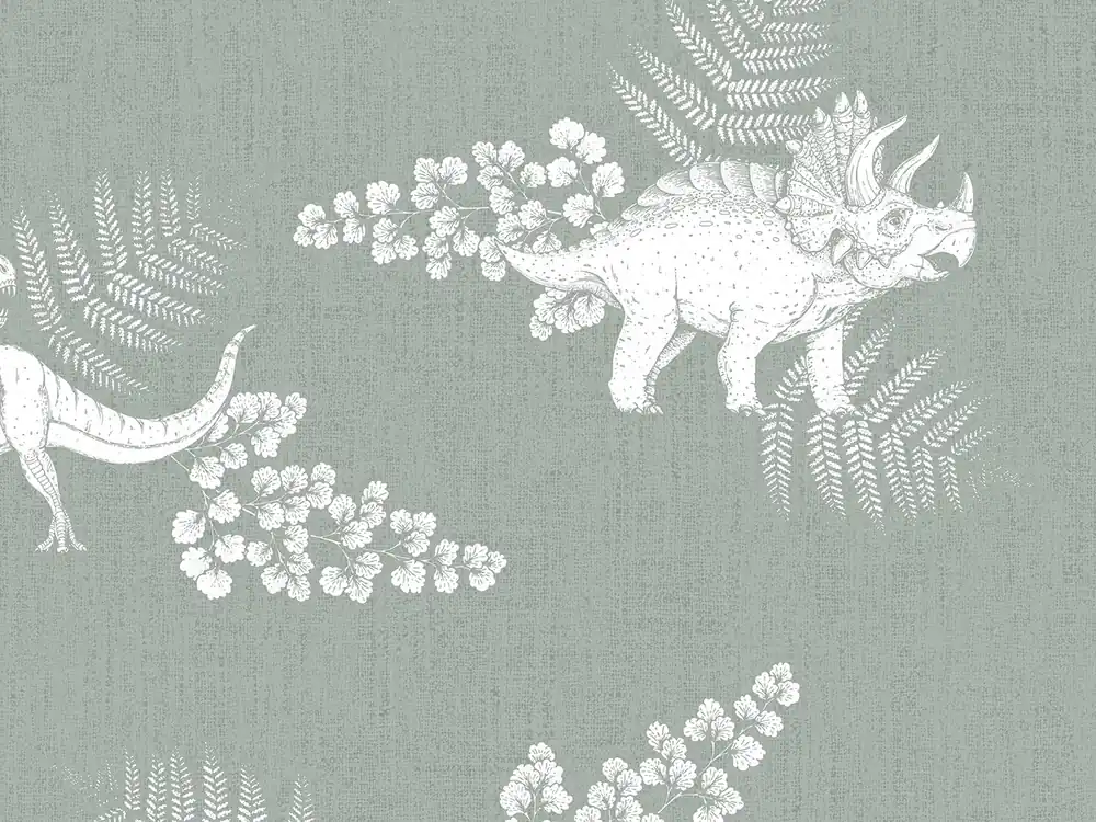 Najlepsza cena Tapeta dinozaury zielona winylowa na flizelinie Kids Walls Little Adventures 45801 Marburg