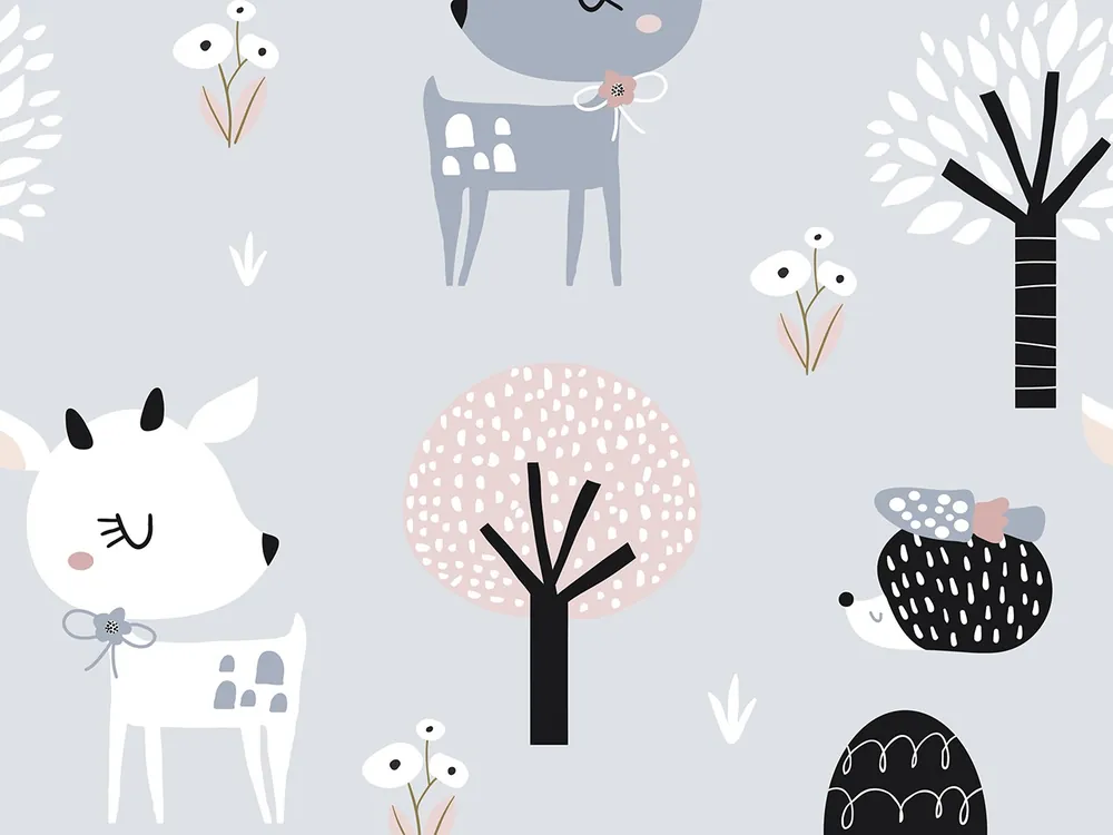 Dodaj do koszyka Tapeta zwierzątka niebieska winylowa na flizelinie Kids Walls Little Adventures 45831 Marburg