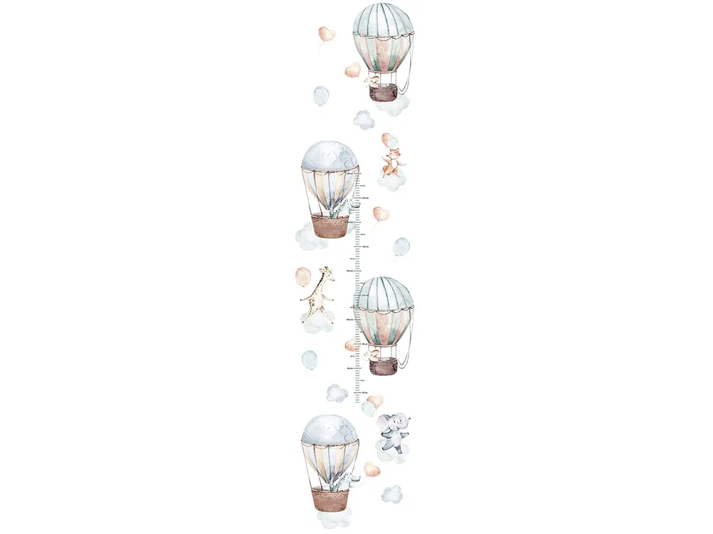 Miarka wzrostu dla dzieci balony i chmurki Kids Walls Little Adventures 45867 Marburg Oferta limitowana