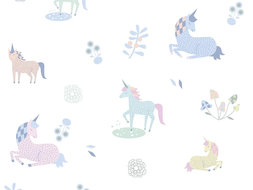Tapeta w jednorożce winylowa na flizelinie Kids Walls Little Adventures 45823 Marburg Super okazja