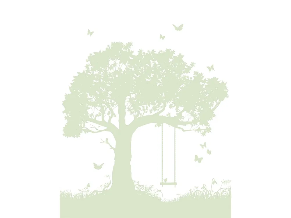 Wyjątkowa oferta Mural dziecięcy drzewo z huśtawką Kids Walls Little Adventures 45879 Marburg
