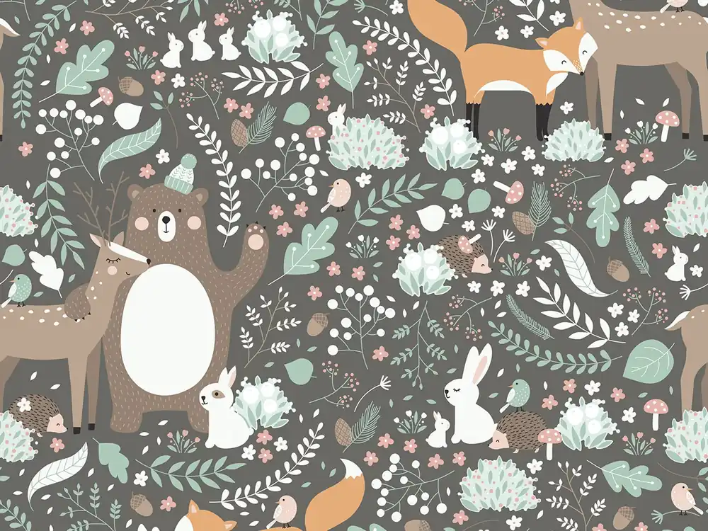 Hit cenowy Tapeta leśne zwierzątka winylowa na flizelinie Kids Walls Little Adventures 45870 Marburg