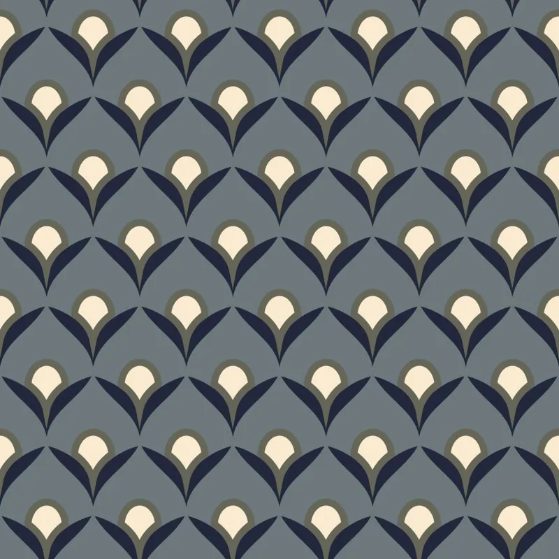 Oferta limitowana Tapeta Kolorowe Wzory Geometryczne Flizelina 53x1000