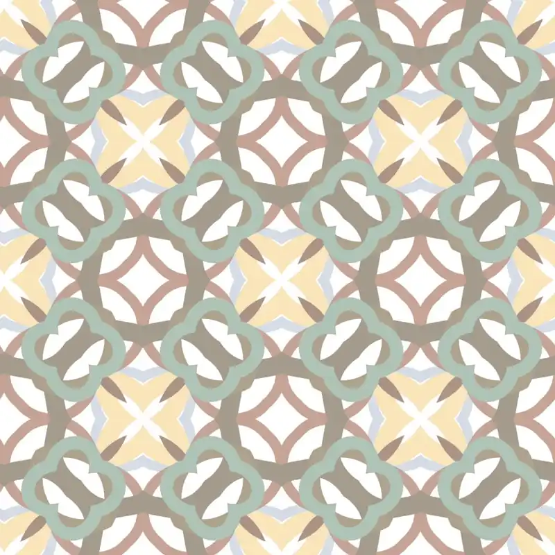 Łatwy zwrot Tapeta Geometryczne Ornamenty Flizelina 53x1000