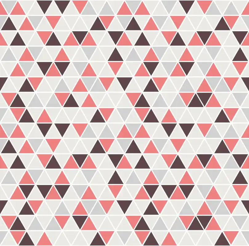 Dostępne od ręki Tapeta Geometryczna - Kolorowe Trójkąty Flizelina 53x1000