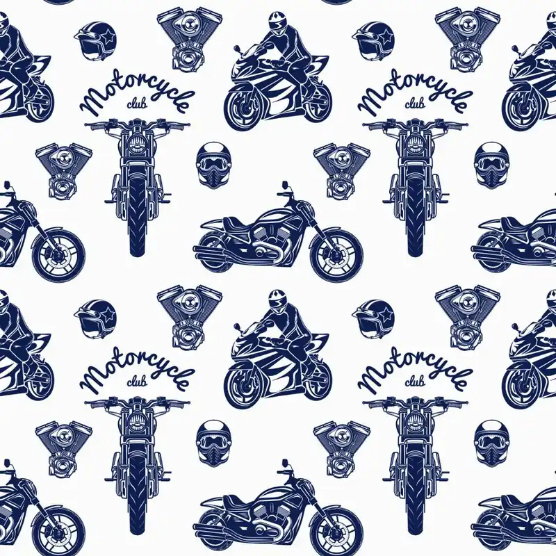 Tapeta Motocykle Retro Z Napisami Flizelina 53x1000 Nowy