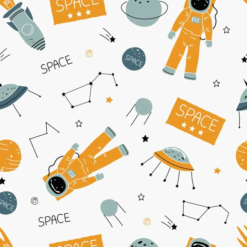 Premium Tapeta Astronauta W Kosmosie Flizelina 53x1000