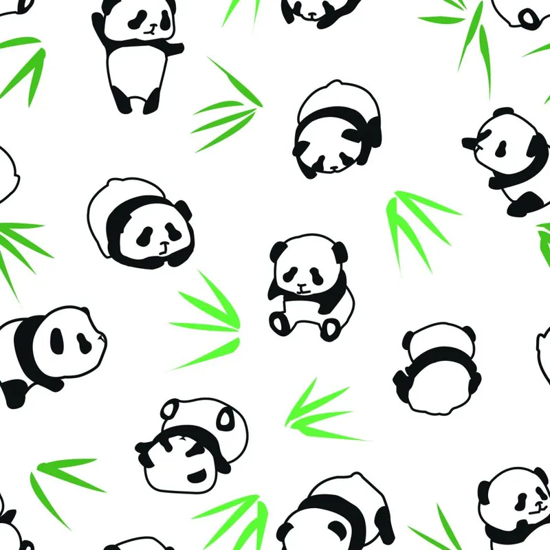 Nowy Tapeta Pandy Wśród Zieleni Flizelina 53x1000