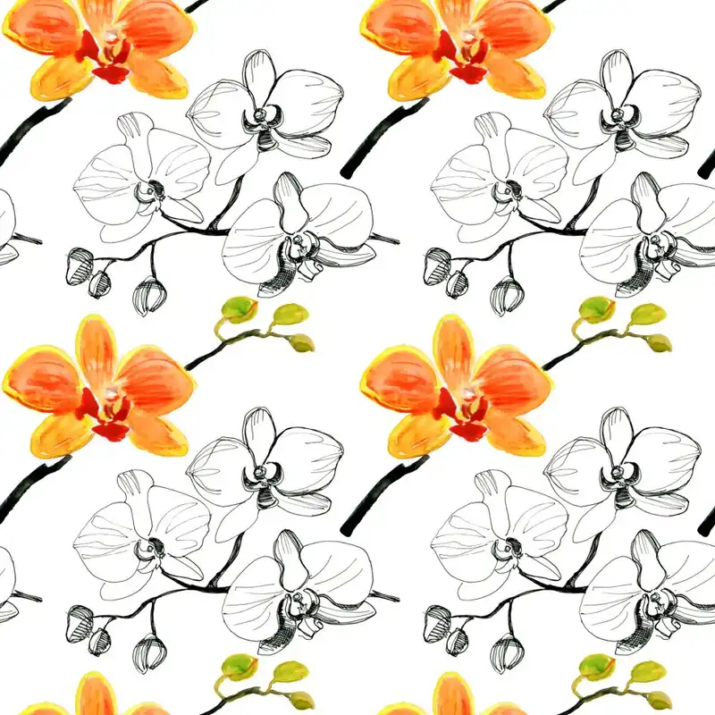Tapeta Do Salonu Kwiaty Storczyki Orchidea Natura Flizelina 53x1000 Zamów dziś