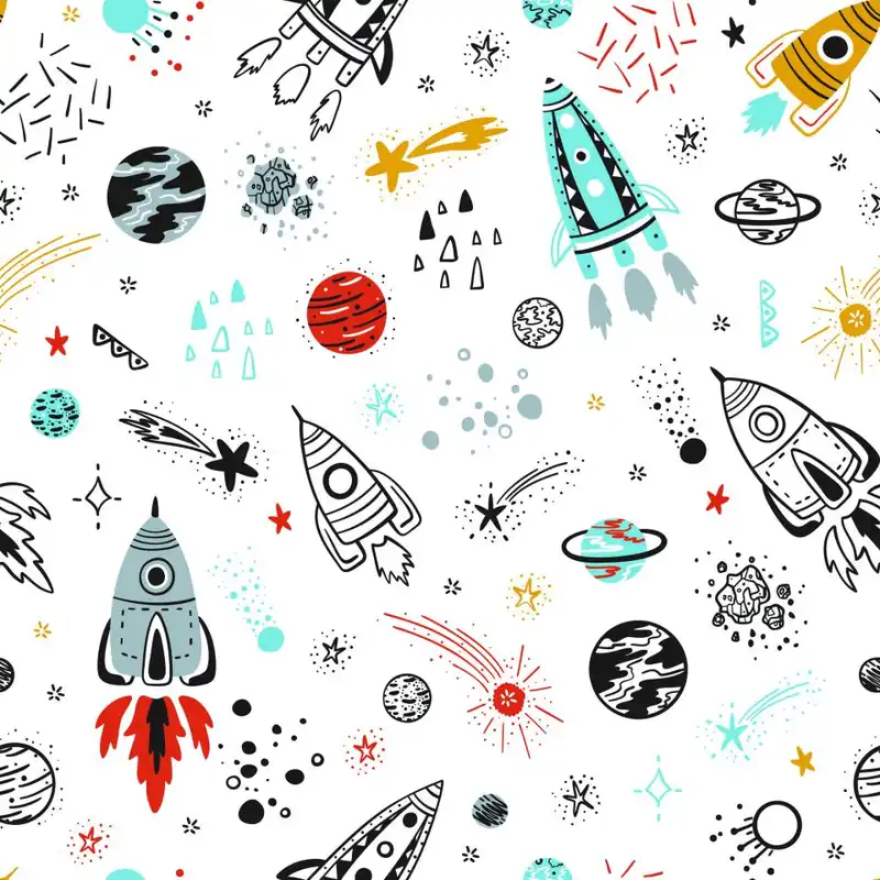 Tapeta Kosmos, Planety, Gwiazdy Pokój Dziecięcy Flizelina 53x1000 Darmowa dostawa