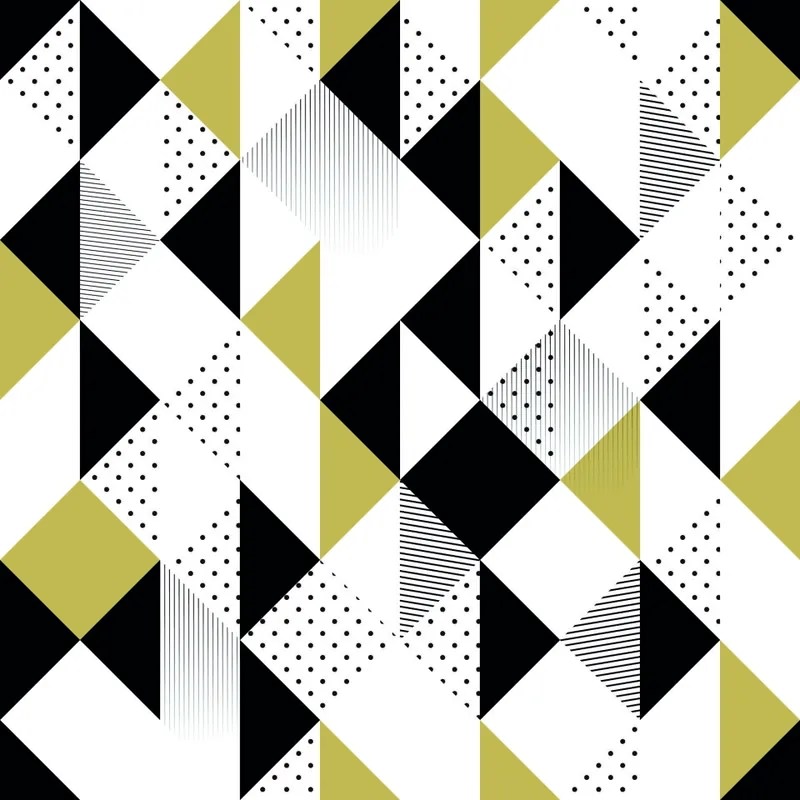Tapeta Geometryczna - Kolorowe Trójkąty Flizelina 53x1000 Darmowa dostawa