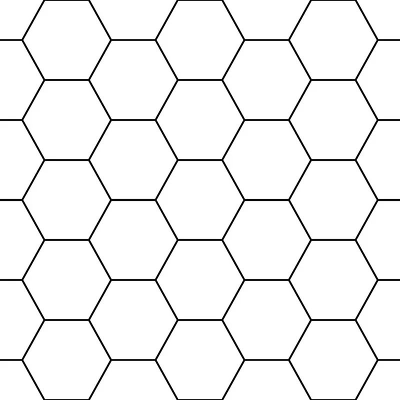 Bestseller Tapeta Wzór Geometryczny - Sześciokąt Flizelina 53x1000