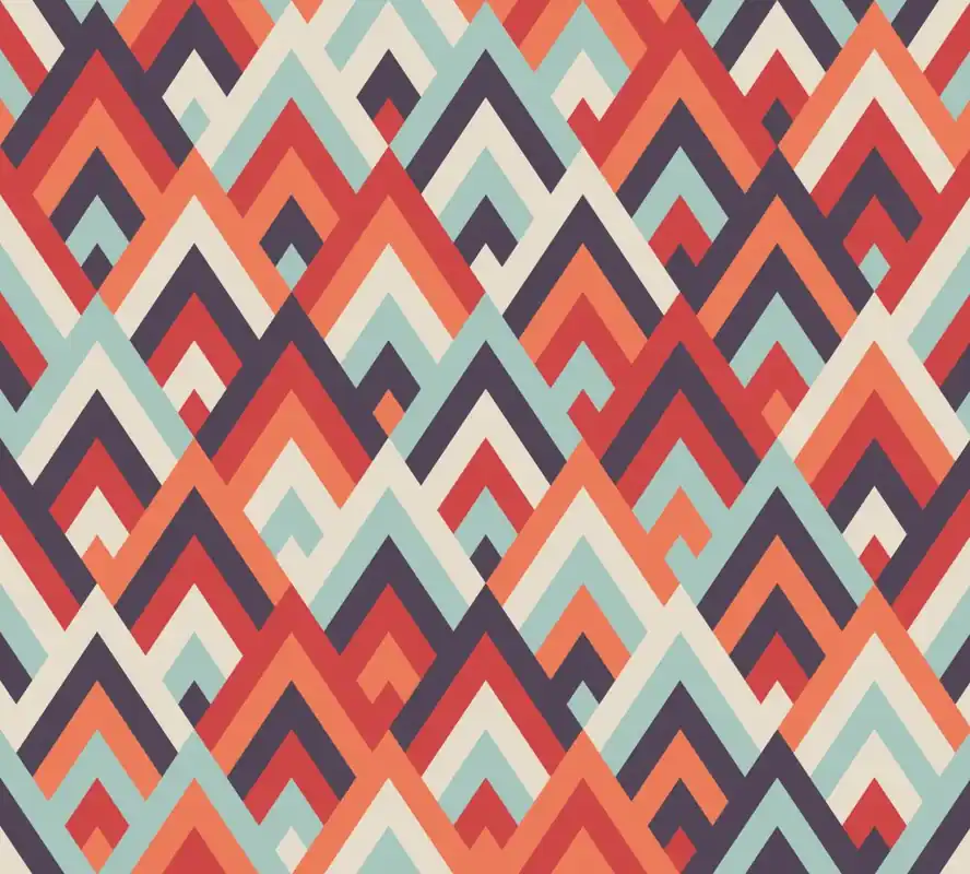 Tapeta Kolorowe Wzory Geometryczne Flizelina 53x1000 Darmowy zwrot