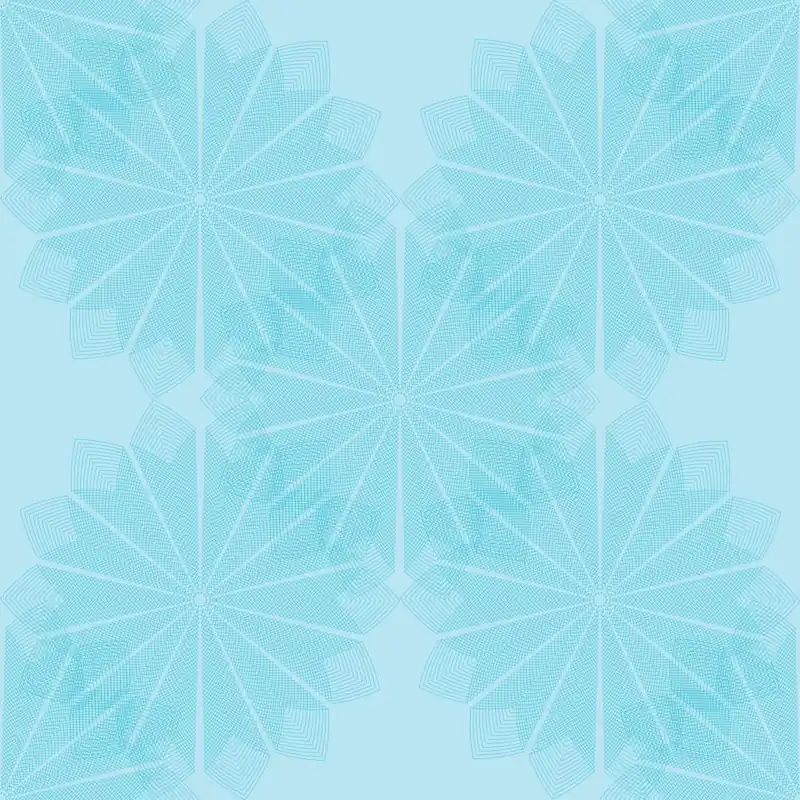Tapeta Turkusowe Geometryczne Kwiaty Flizelina 53x1000 Kup teraz