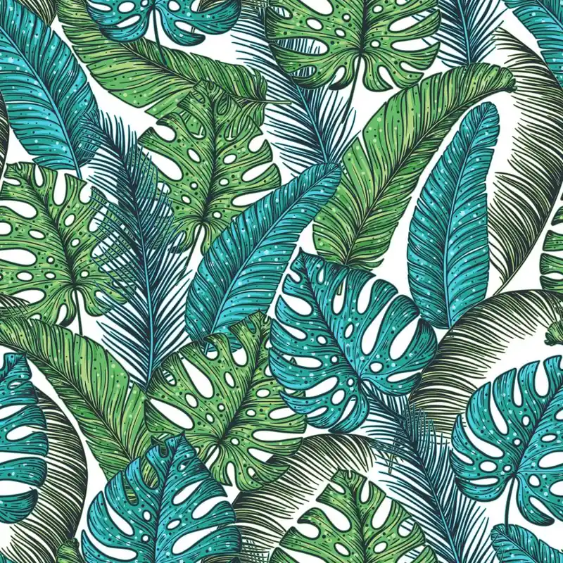 Kup online Tapeta Liście Monstera Dżungla Flizelina 53x1000