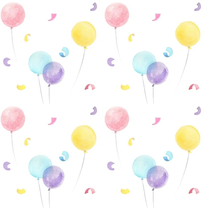 Popularny Tapeta Różnobarwne Balony Flizelina 53x1000