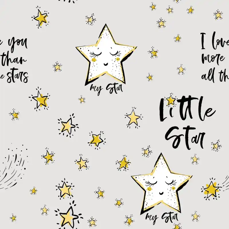 Nowy Tapeta Dla Dzieci – Gwiazdy Flizelina 53x1000