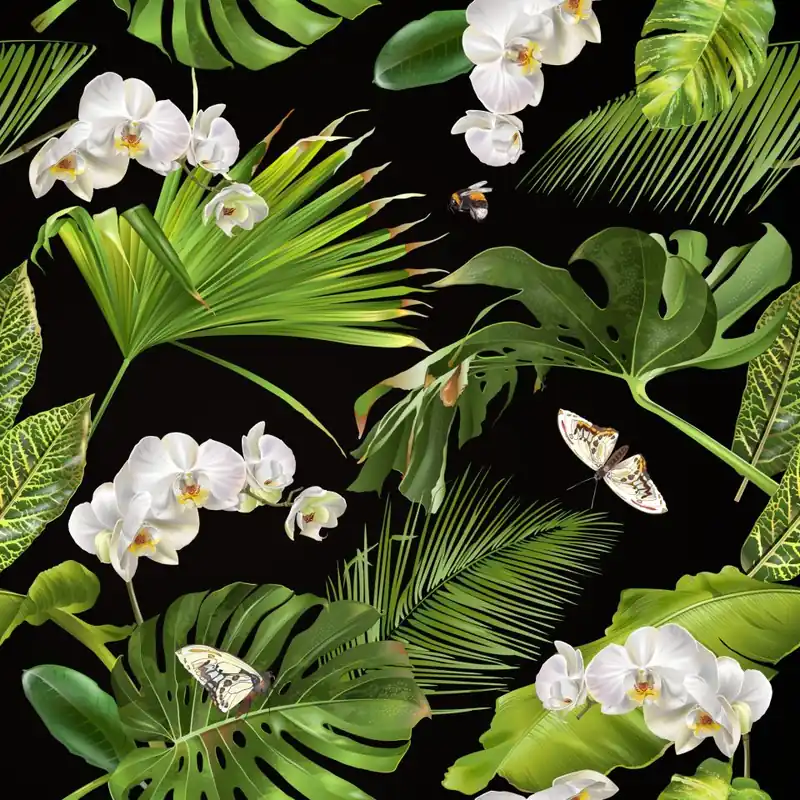 Kup online Tapeta Kwiaty Storczyki Natura Do Sypialni Flizelina 53x1000
