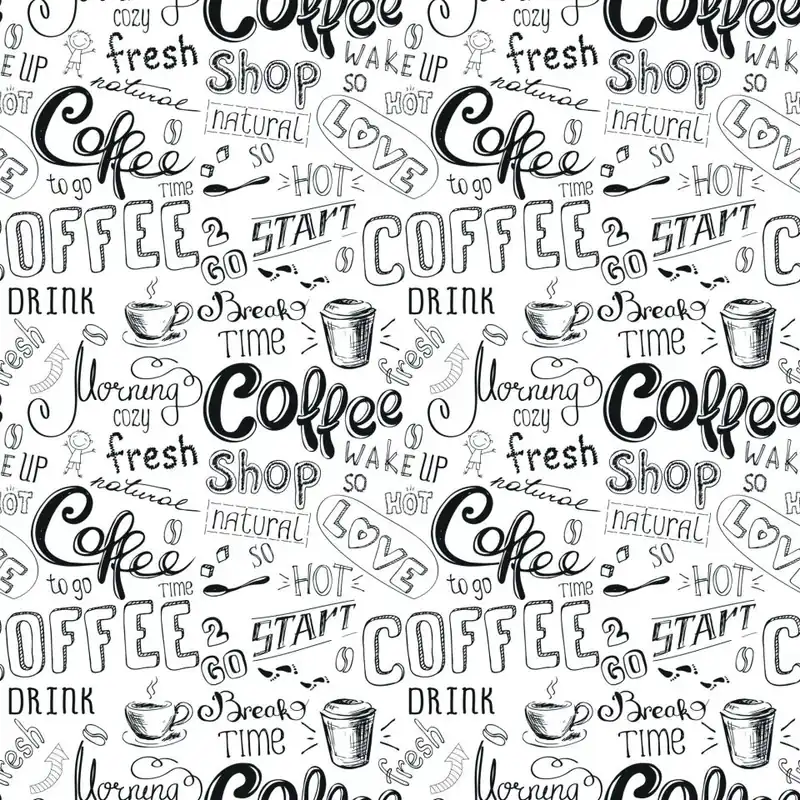 Zniżka Tapeta I Love Coffee Flizelina 53x1000