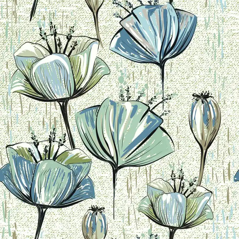 Sprawdź teraz Tapeta Tulipany W Stylu Vintage Flizelina 53x1000