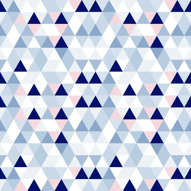 Tapeta Geometryczna - Trójkąty W Pastelowych Barwach Flizelina 53x1000 Nowy