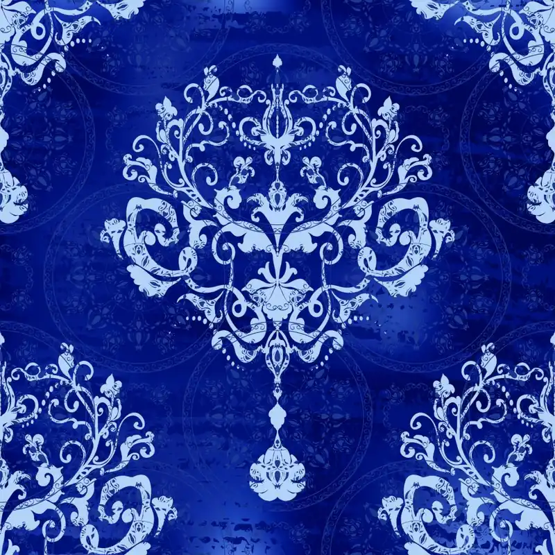 Premium Tapeta Ornamenty Damasceńskie Flizelina 53x1000
