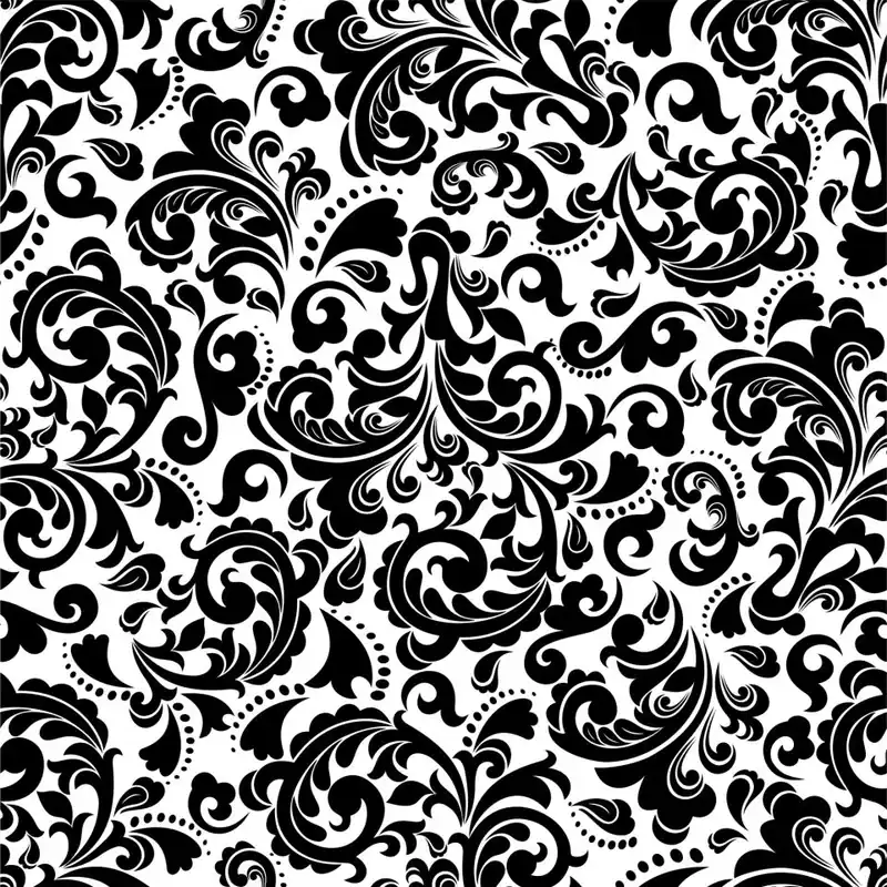 Tapeta Klasyczne Czarno-Białe Ornamenty Flizelina 53x1000 Darmowa dostawa