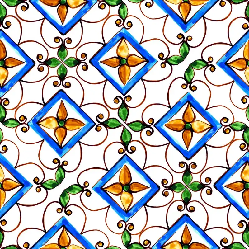 Dostępne od ręki Tapeta Do Jadalni, Kuchni Orientalna Mozaika Wzory Flizelina 53x1000