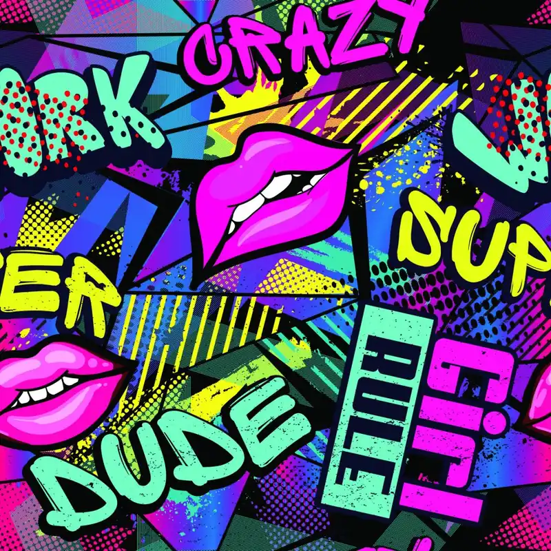 Tapeta Styl Graffiti Flizelina 53x1000 Hit cenowy