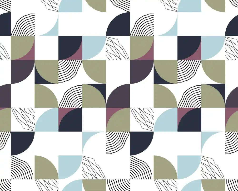 Wybór klientów Tapeta Kolorowa Geometryczna Abstrakcja Flizelina 53x1000