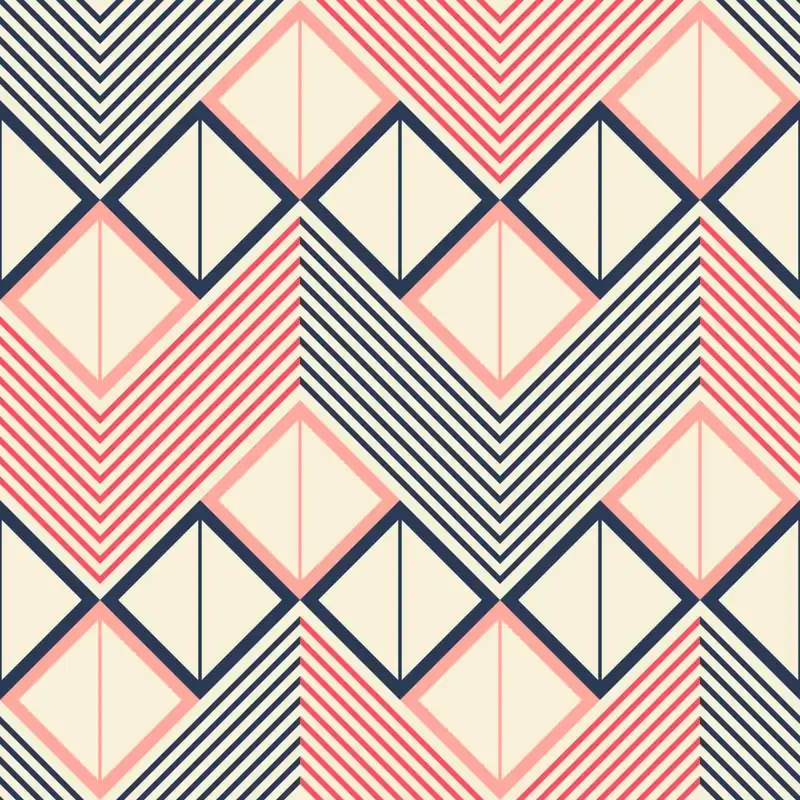 Tapeta Geometryczne Wzory W Stylu Retro Flizelina 53x1000 Wyprzedaż