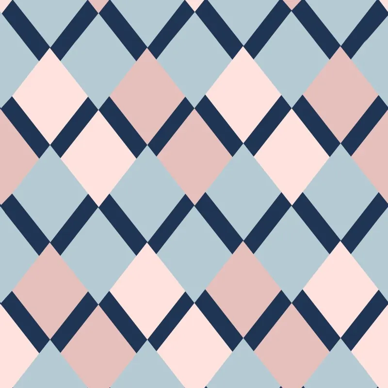 Tapeta Geometryczna - Kolorowe Romby Flizelina 53x1000 Oferta czasowa