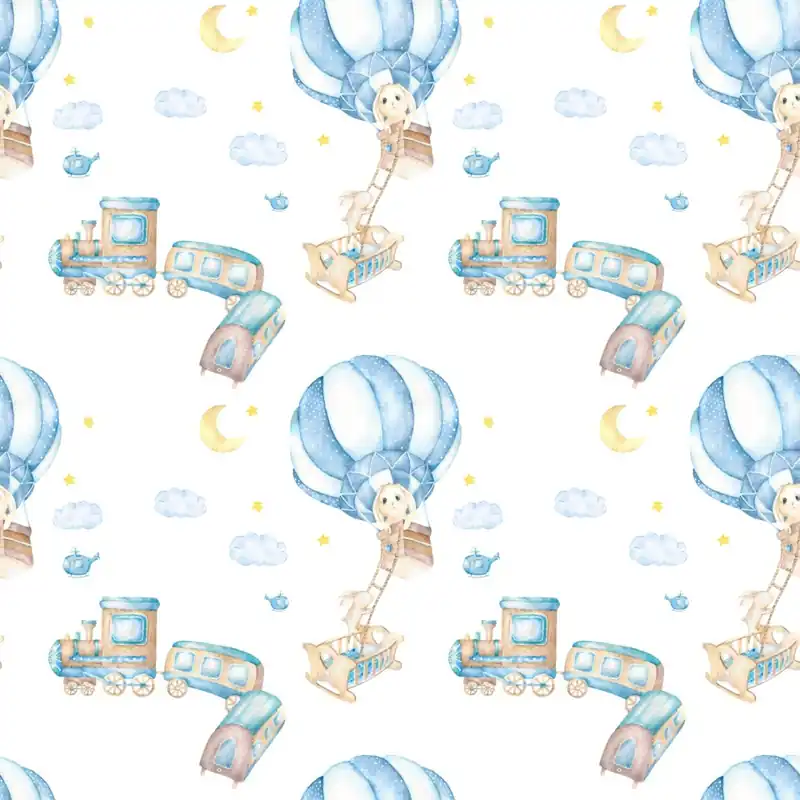 Tylko dziś Tapeta Balony Nocą Flizelina 53x1000