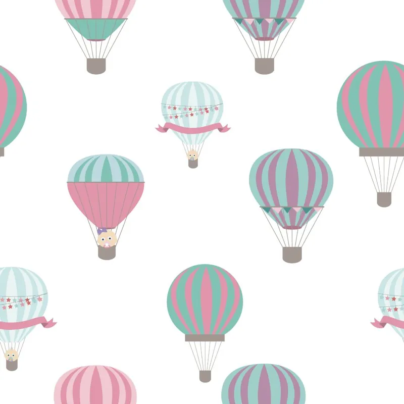 Zamów dziś Tapeta Kolorowe Pojazdy Balony Flizelina 53x1000