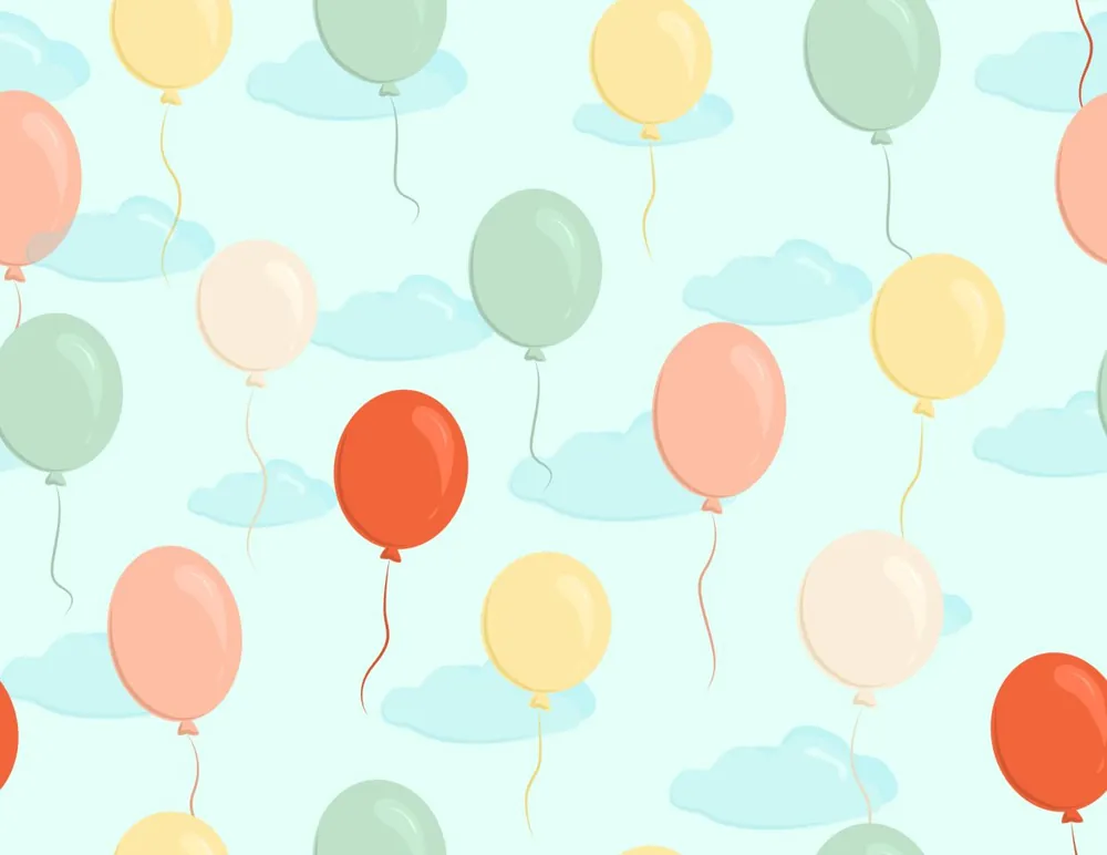 Tapeta Kolorowe Małe Balony Flizelina 53x1000 Nie przegap