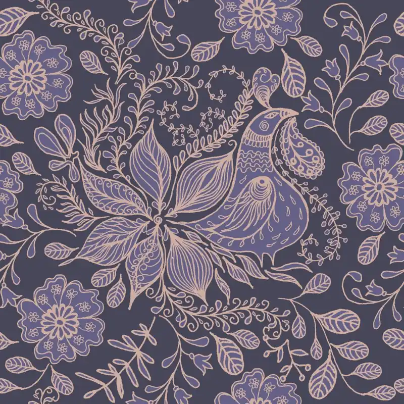 Rabat Tapeta Ornamentowy Motyw Flizelina 53x1000