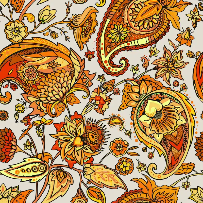 Tapeta Piękny Wzór Paisley Flizelina 53x1000 Rabat