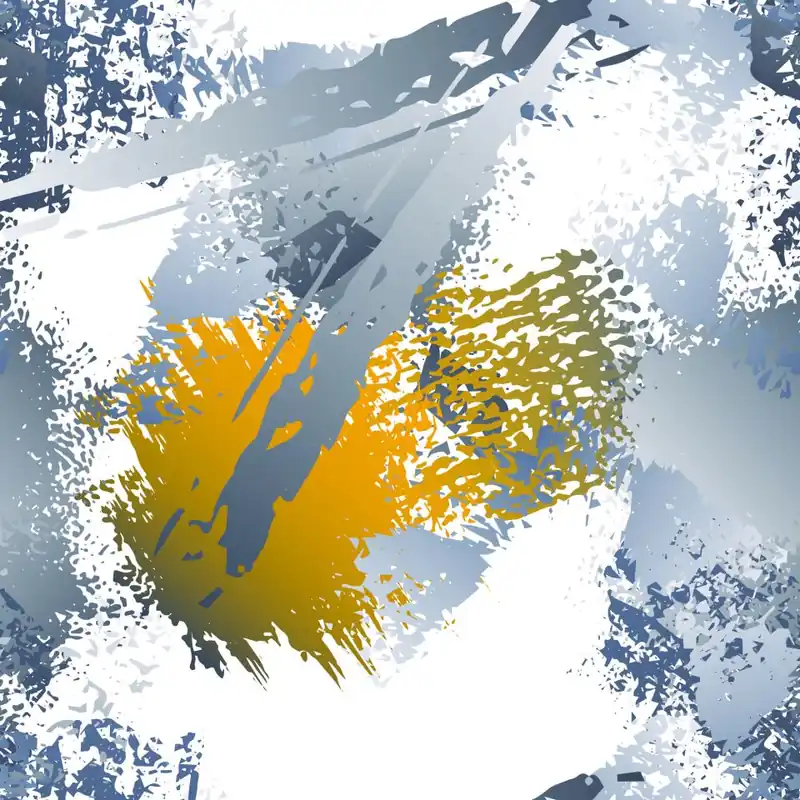 Łatwy zwrot Tapeta Graffiti Z Żółtymi Elementami Flizelina 53x1000