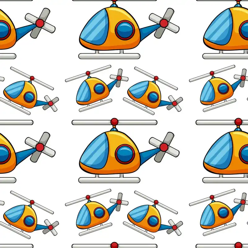 Tapeta Bajkowe Zabawkowe Helikoptery Flizelina 53x1000 Ekspresowa dostawa