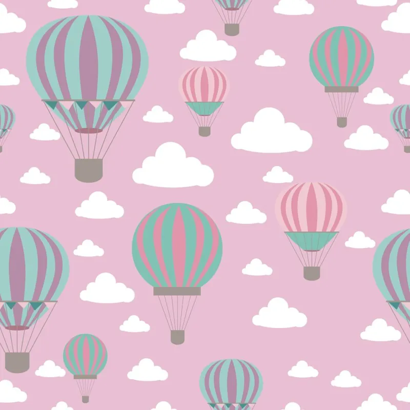 Tapeta Kolorowe Balony W Chmurach Flizelina 53x1000 Zamów dziś