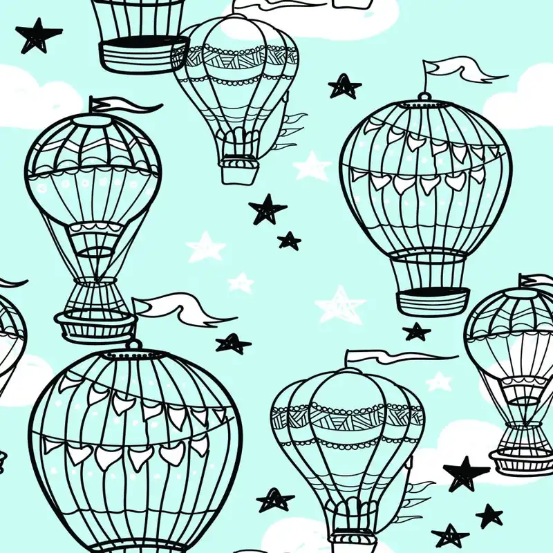 Ograniczona ilość Tapeta Balony Flizelina 53x1000