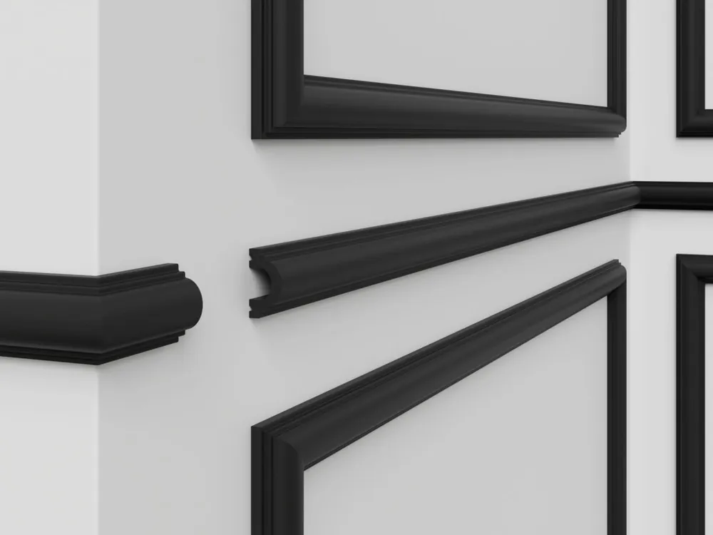 Czarna listwa ścienna DSS01B Decor System Zamów dziś