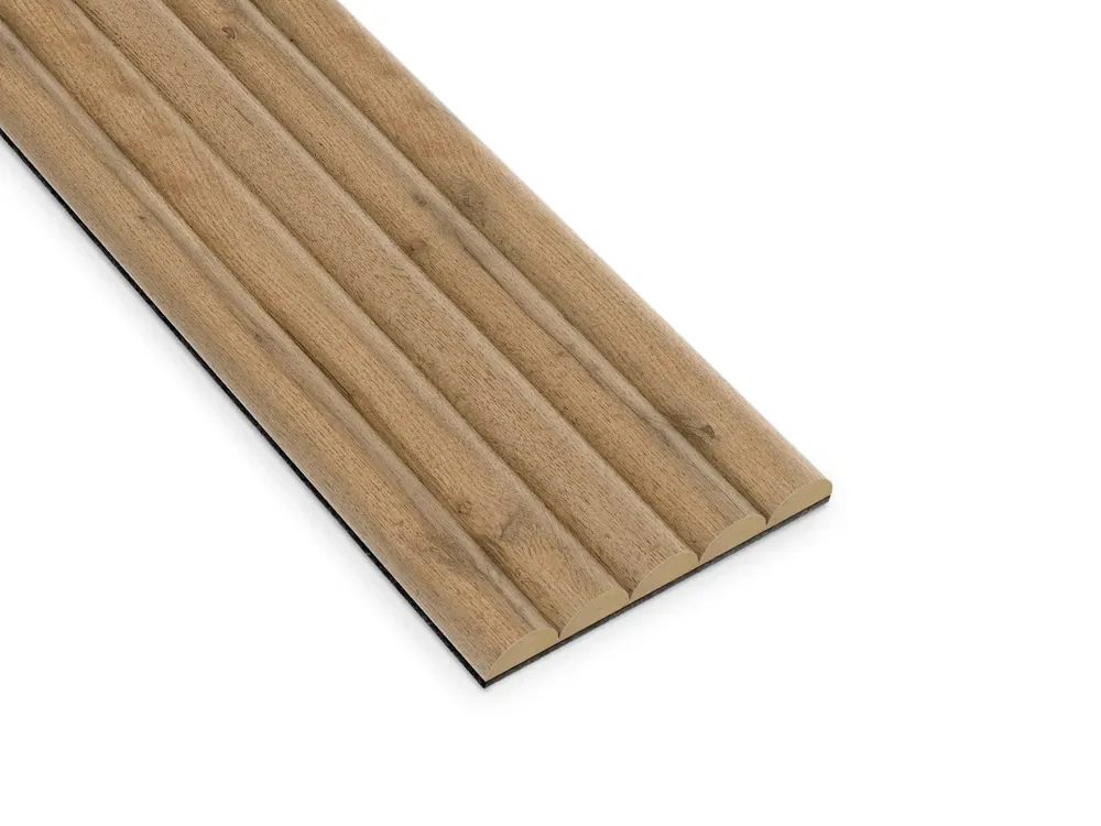 Wyjątkowa oferta Panel ryflowany MDF - Dąb Wotan - LAMEO
