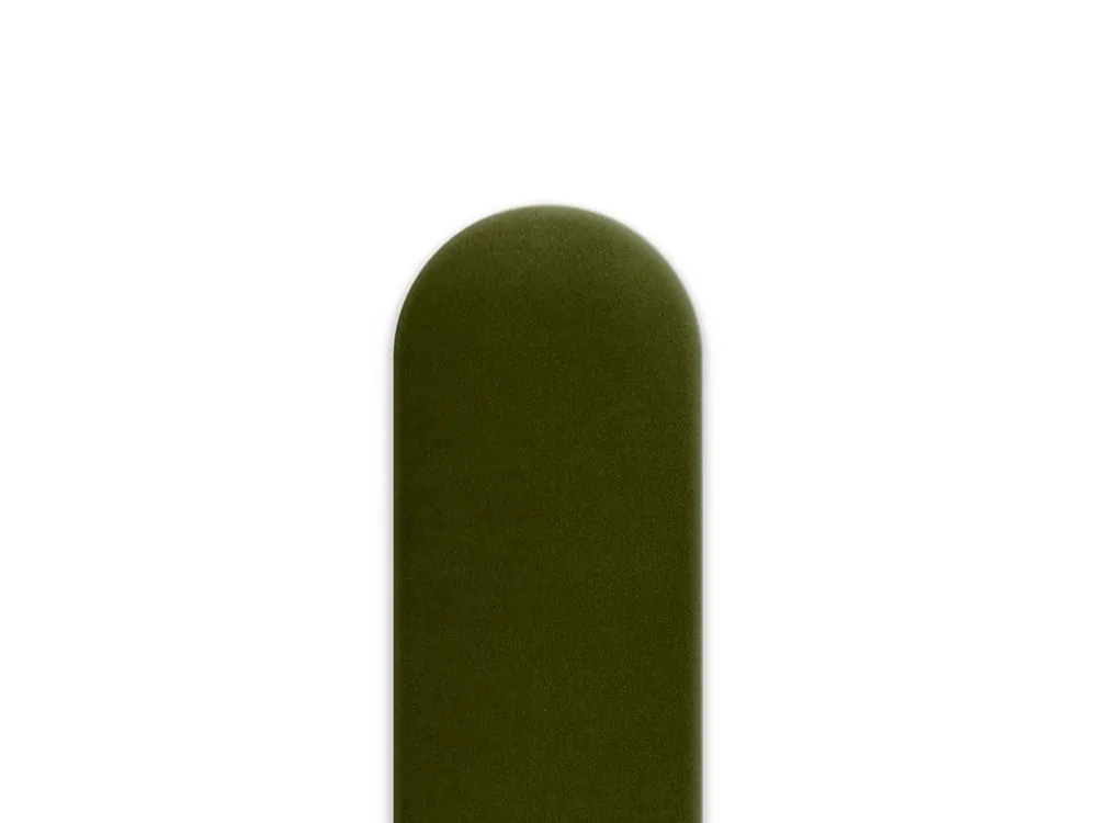 Łatwy zwrot Panel ścienny tapicerowany Khaki 30x80 Welur płotek