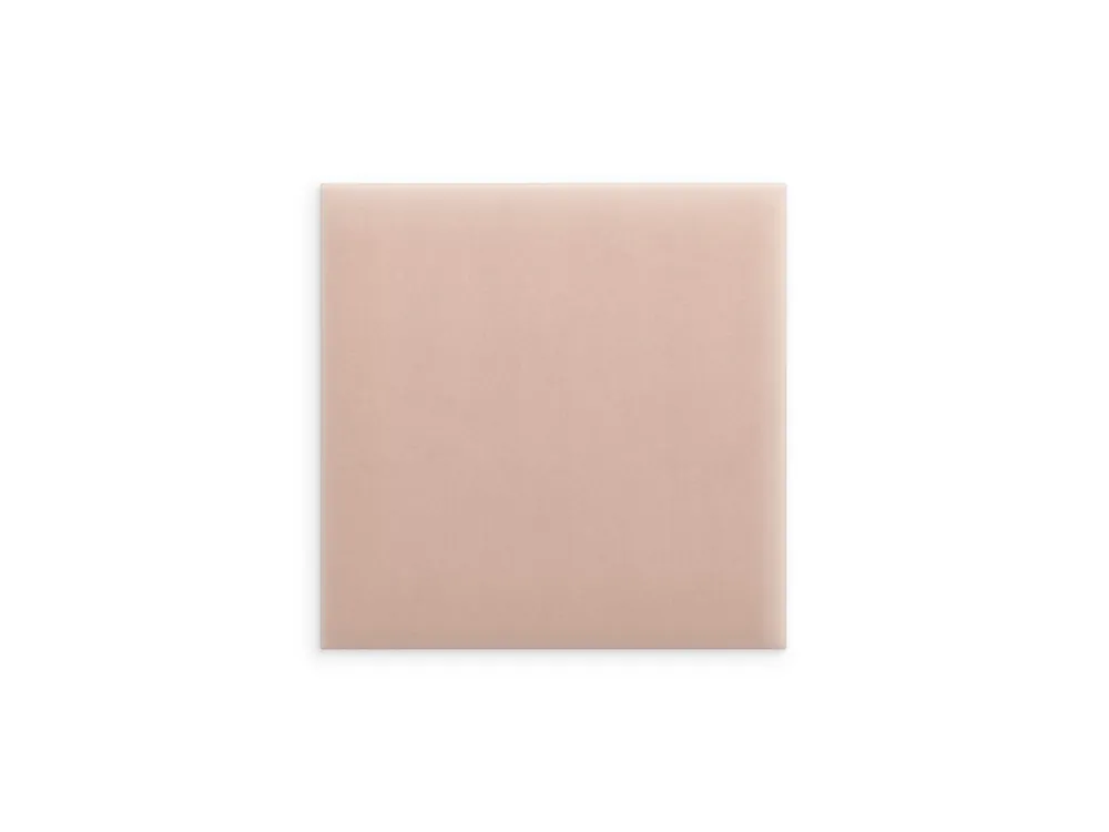 Sprawdź teraz Panel ścienny tapicerowany Pudrowy Róż 40x40 Magic Velvet kwadrat