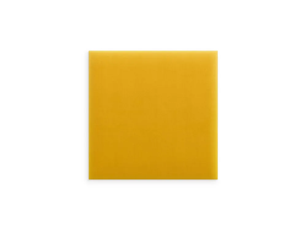 Panel ścienny tapicerowany Żółty Magic Velvet 40x40 kwadrat Wyprzedaż