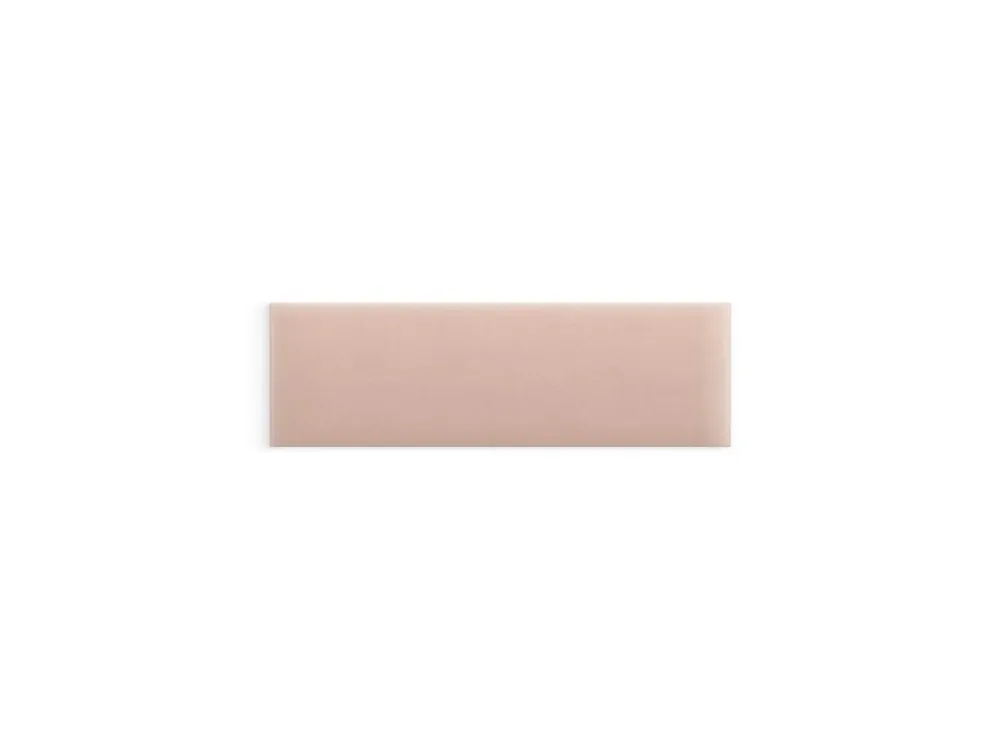 Ostatnie sztuki Panel ścienny tapicerowany Pudrowy Róż 50x15 Magic Velvet prostokąt