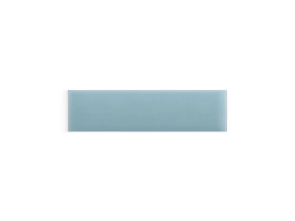 Ostatnia szansa Błękitny panel tapicerowany Magic Velvet 60x15 prostokąt