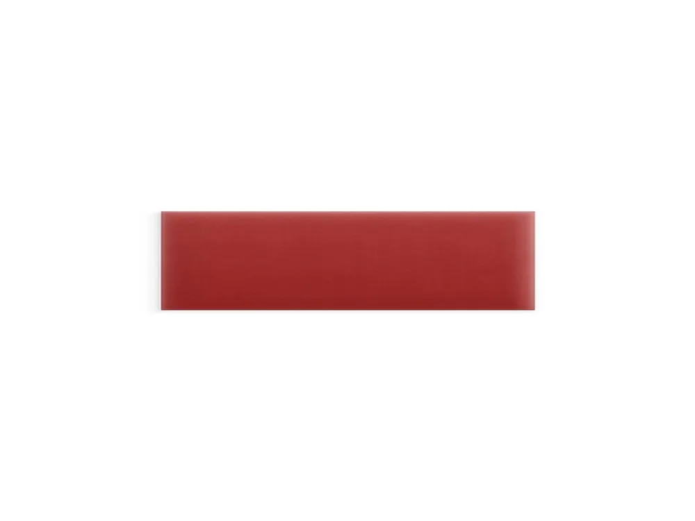 Kup online Panel ścienny tapicerowany Czerwony Magic Velvet 60x15 prostokąt