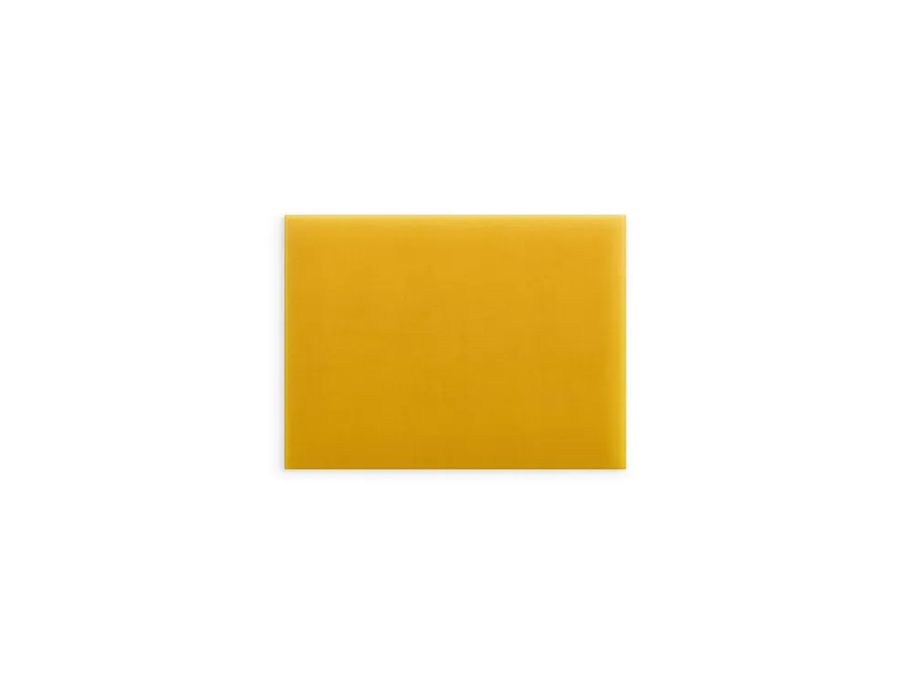 Żółty panel tapicerowany 40x30 Magic Velvet prostokąt Darmowa dostawa